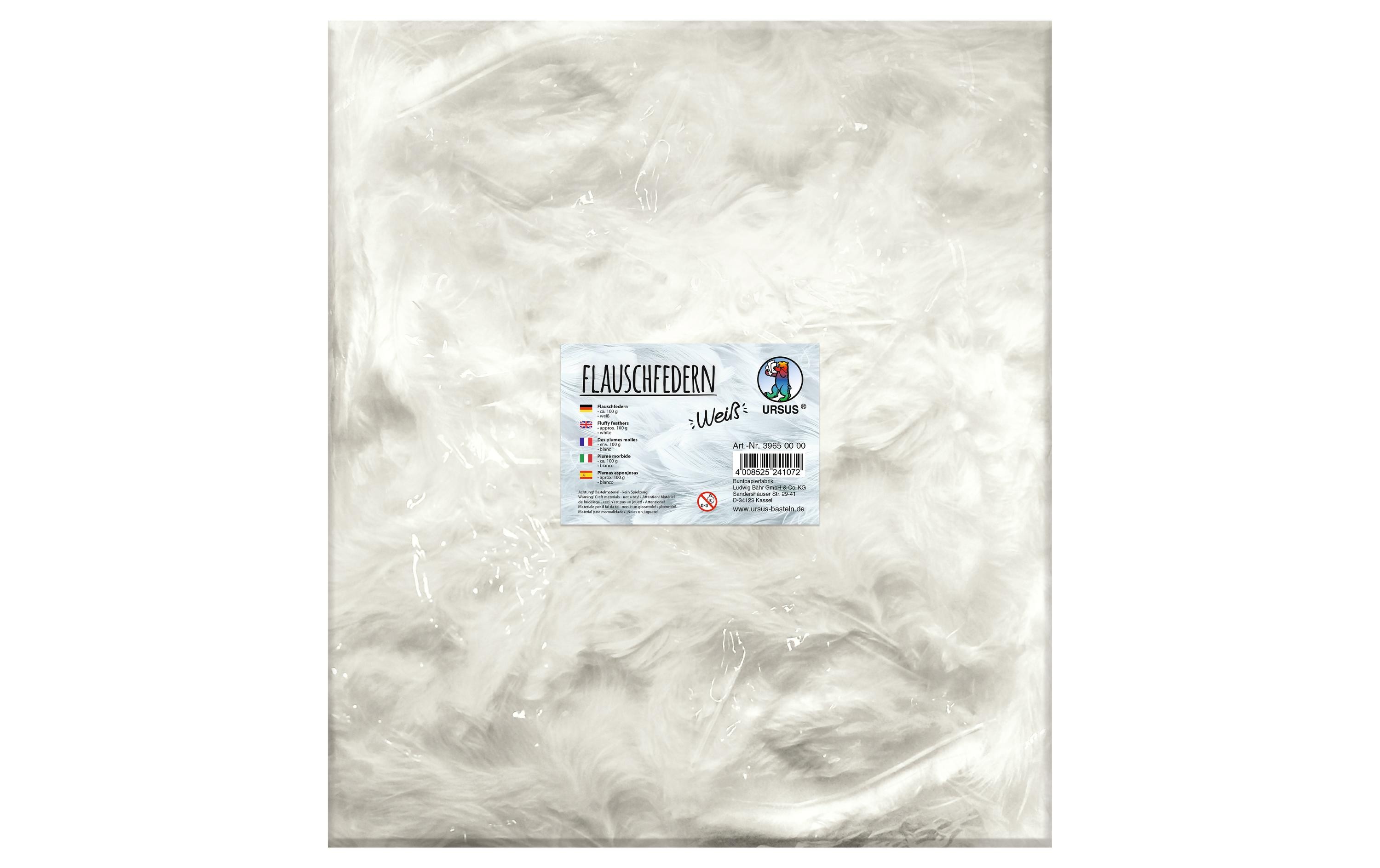 URSUS Federn 100g, Weiss