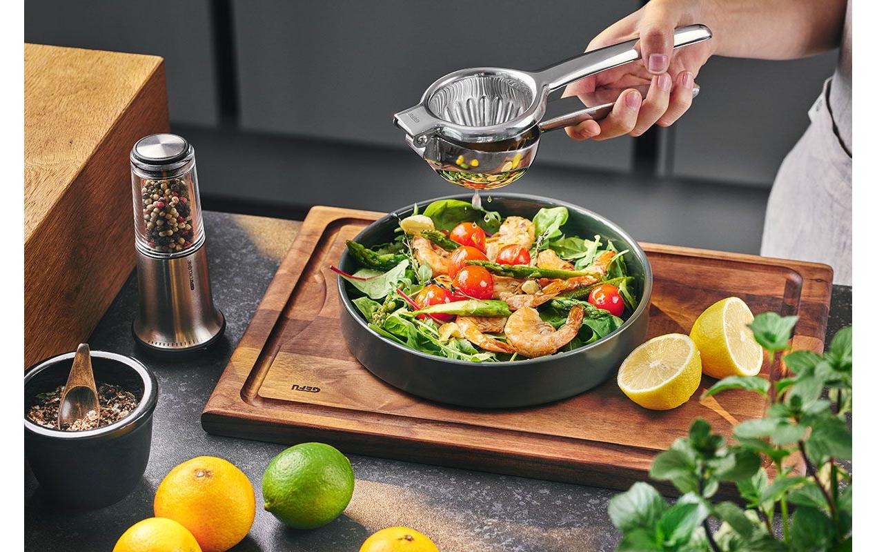 GEFU Zitruspresse Lemon Edelstahl