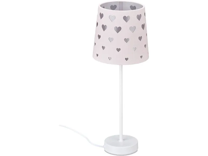relaxdays Tischlampe Herzen