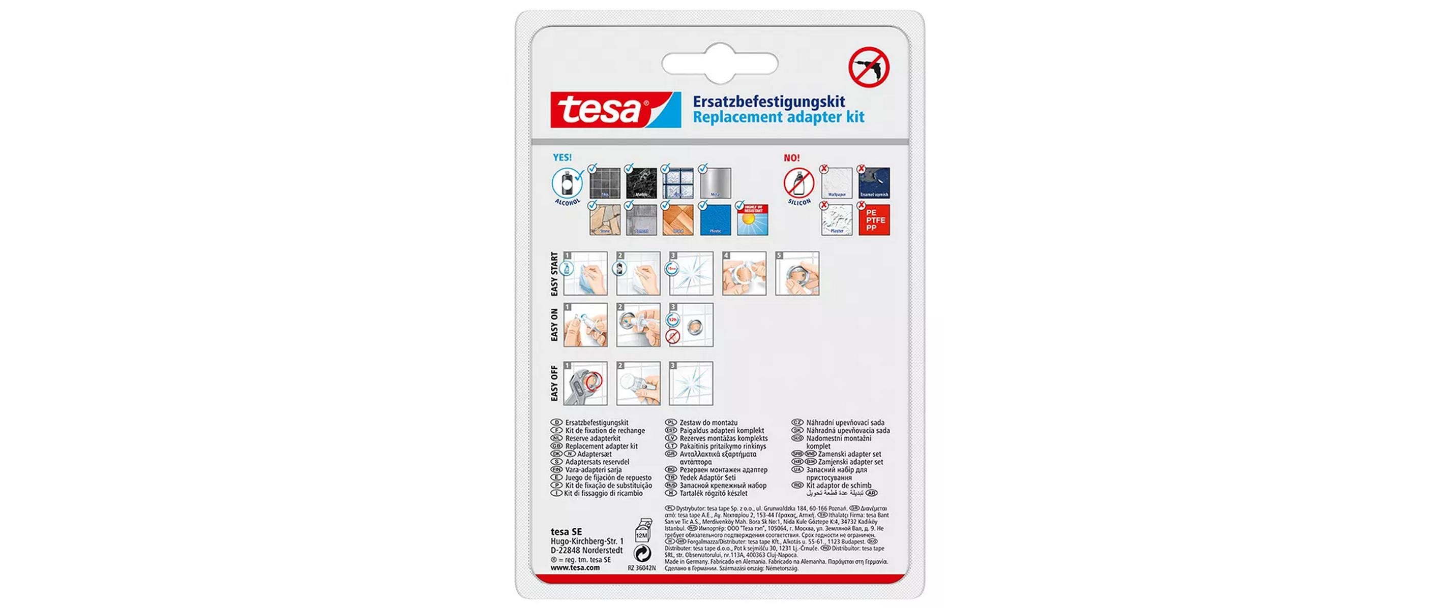 tesa Befestigungskit BK20-2, 2 Stück