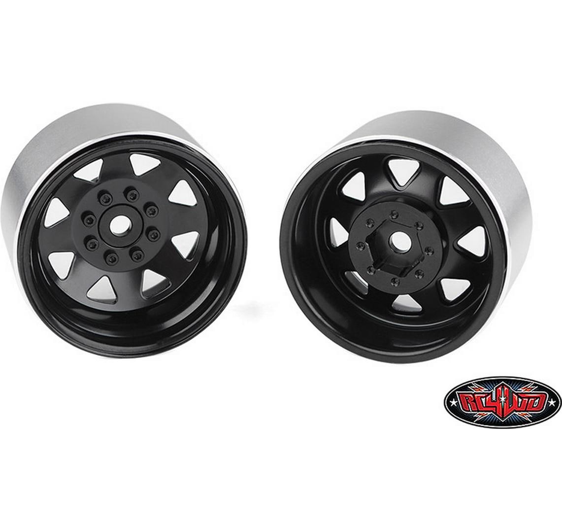 RC4WD Felgen 8 Lug Deep Dish Wagon 1.9 Schwarz 4 Stück