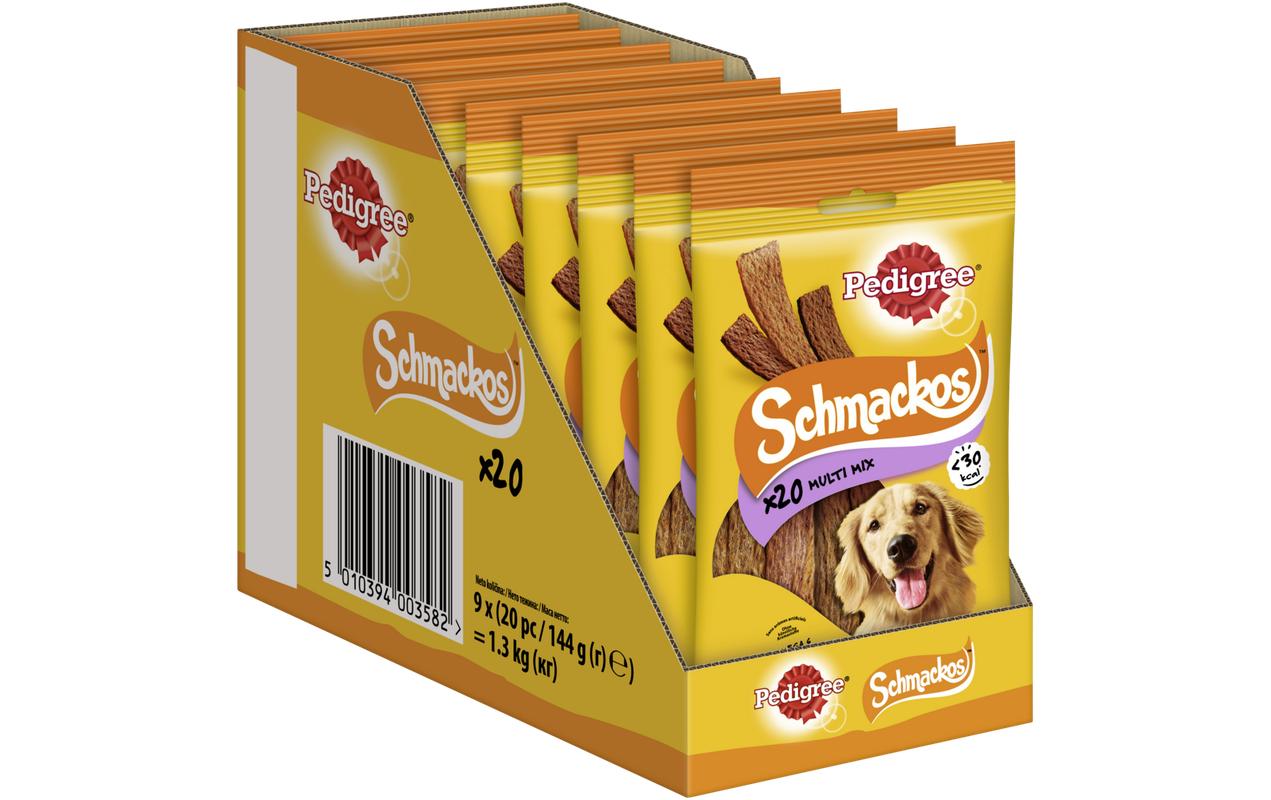 Pedigree Kaustange Schmackos Multi Mix 144 g Pedigree Kaustange Schmackos Multi Mix 144 g