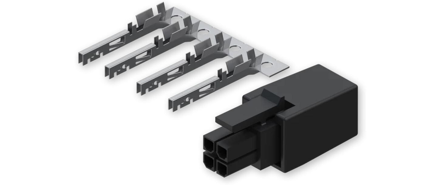 Teltonika PR4MK04K 4-poliger Stecker mit Konaktklemmen Teltonika PR4MK04K 4-poliger Stecker mit Konaktklemmen
