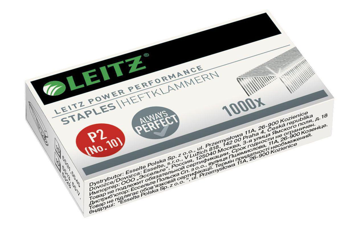 Leitz Heftklammer No. 10 verzinkt, 1000 Stück Leitz Heftklammer No. 10 verzinkt, 1000 Stück