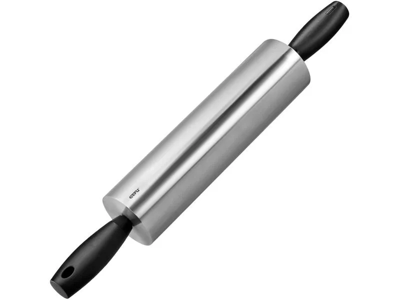 GEFU Wallholz Teigrolle Rotolo Silber GEFU Wallholz Teigrolle Rotolo Silber