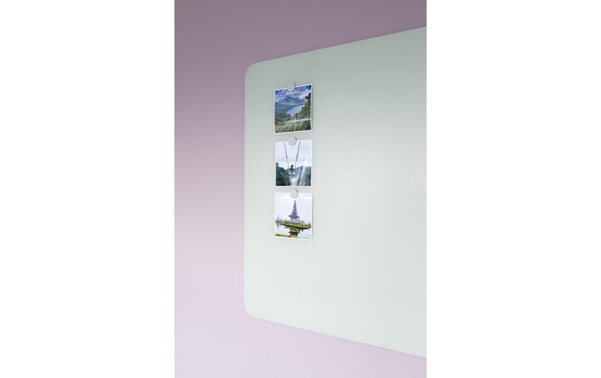 Legamaster Glassboard RC 90 x 120 cm, Salbeigrün matt