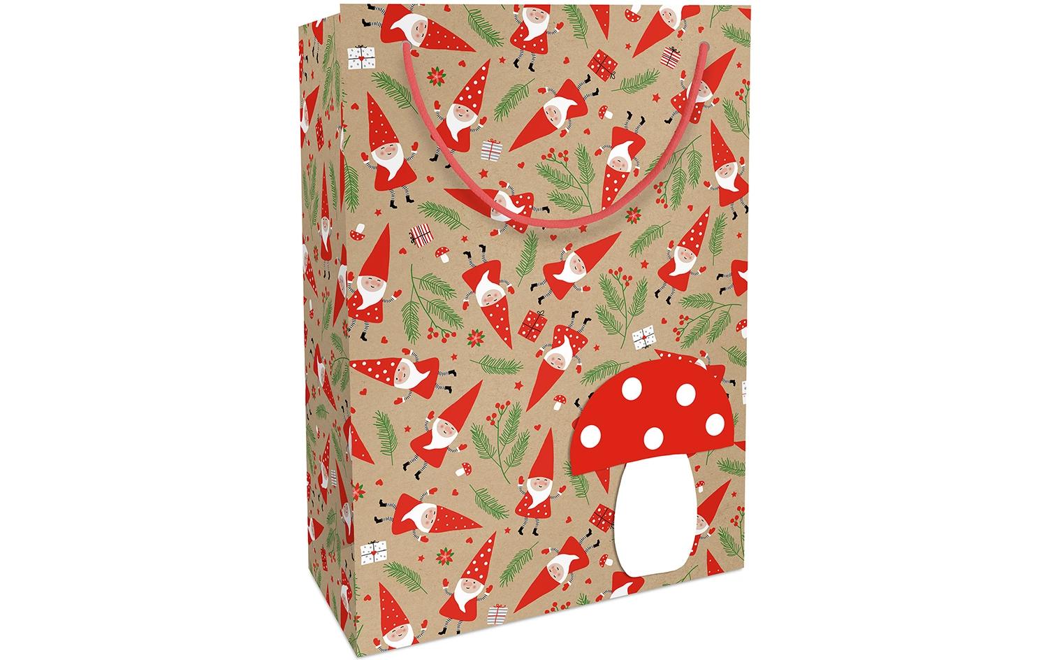 Braun + Company Geschenktasche Gnomes, Pilz/Zwerg