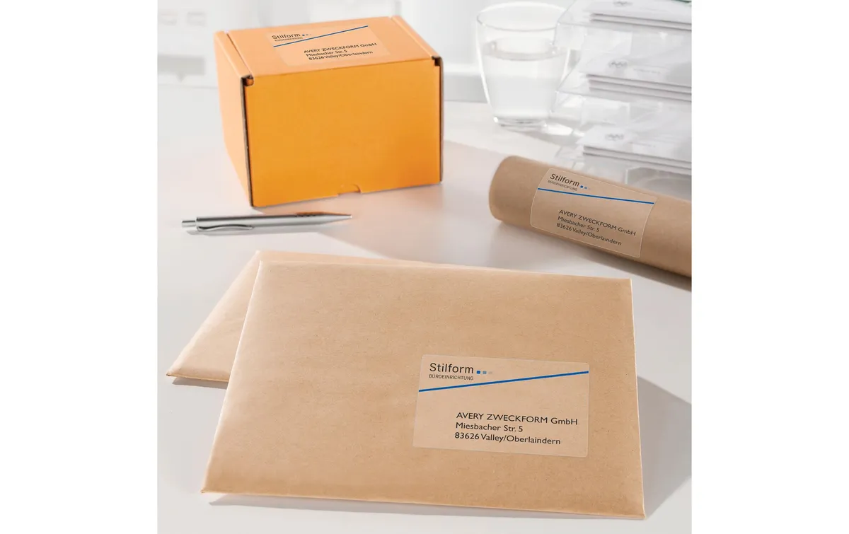 Avery Zweckform Versand-Etiketten 210 x 297 mm L7567 Transparent Avery Zweckform Versand-Etiketten 210 x 297 mm L7567 Transparent