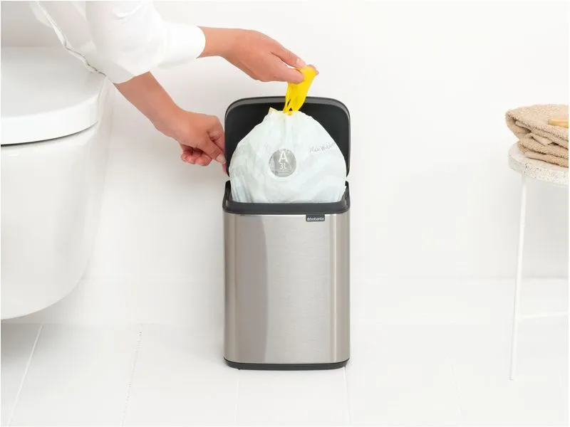 Brabantia Kosmetikeimer Bo Waste Bin 4 l, Silber matt Brabantia Kosmetikeimer Bo Waste Bin 4 l, Silber matt