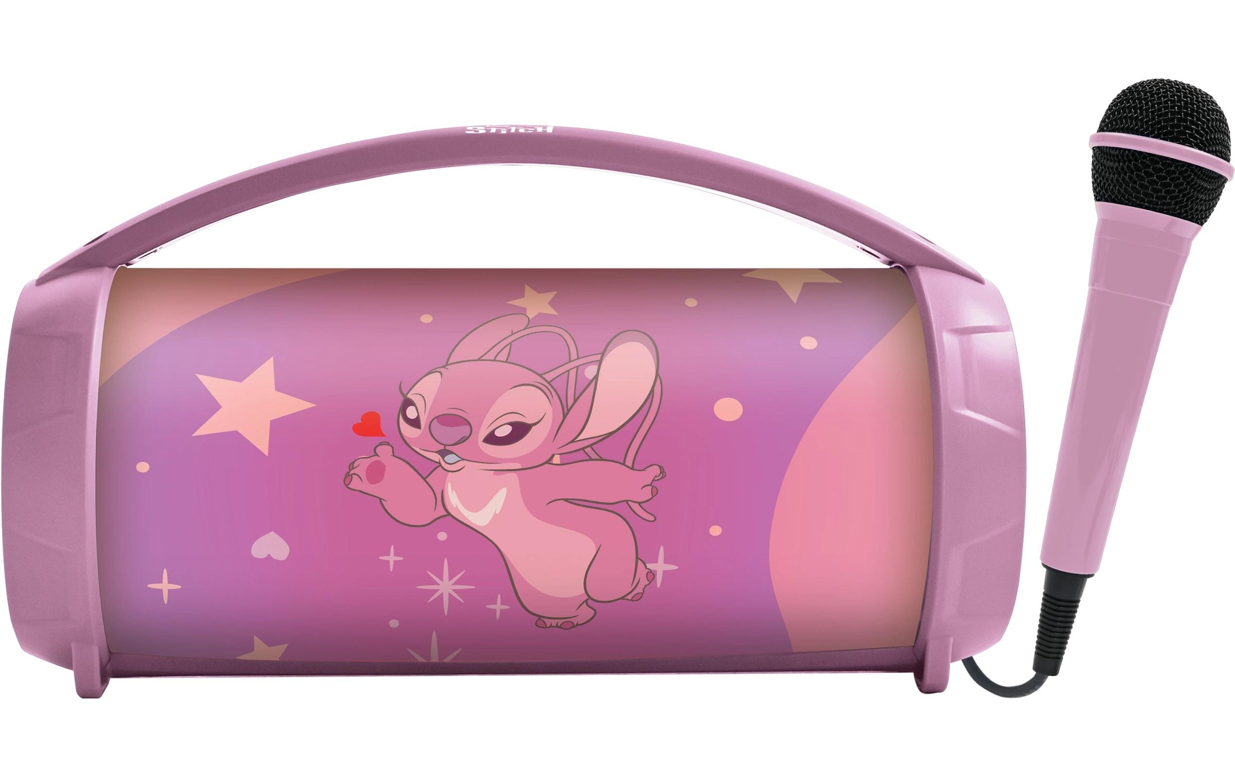 Lexibook Disney Stitch Angel Bluetooth Karaoke Speaker