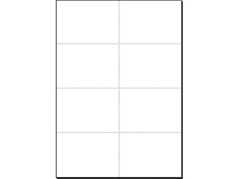 Sigel Karteikarten A7 (A4), 20 Blatt, 185 g, Weiss Sigel Karteikarten A7 (A4), 20 Blatt, 185 g, Weiss