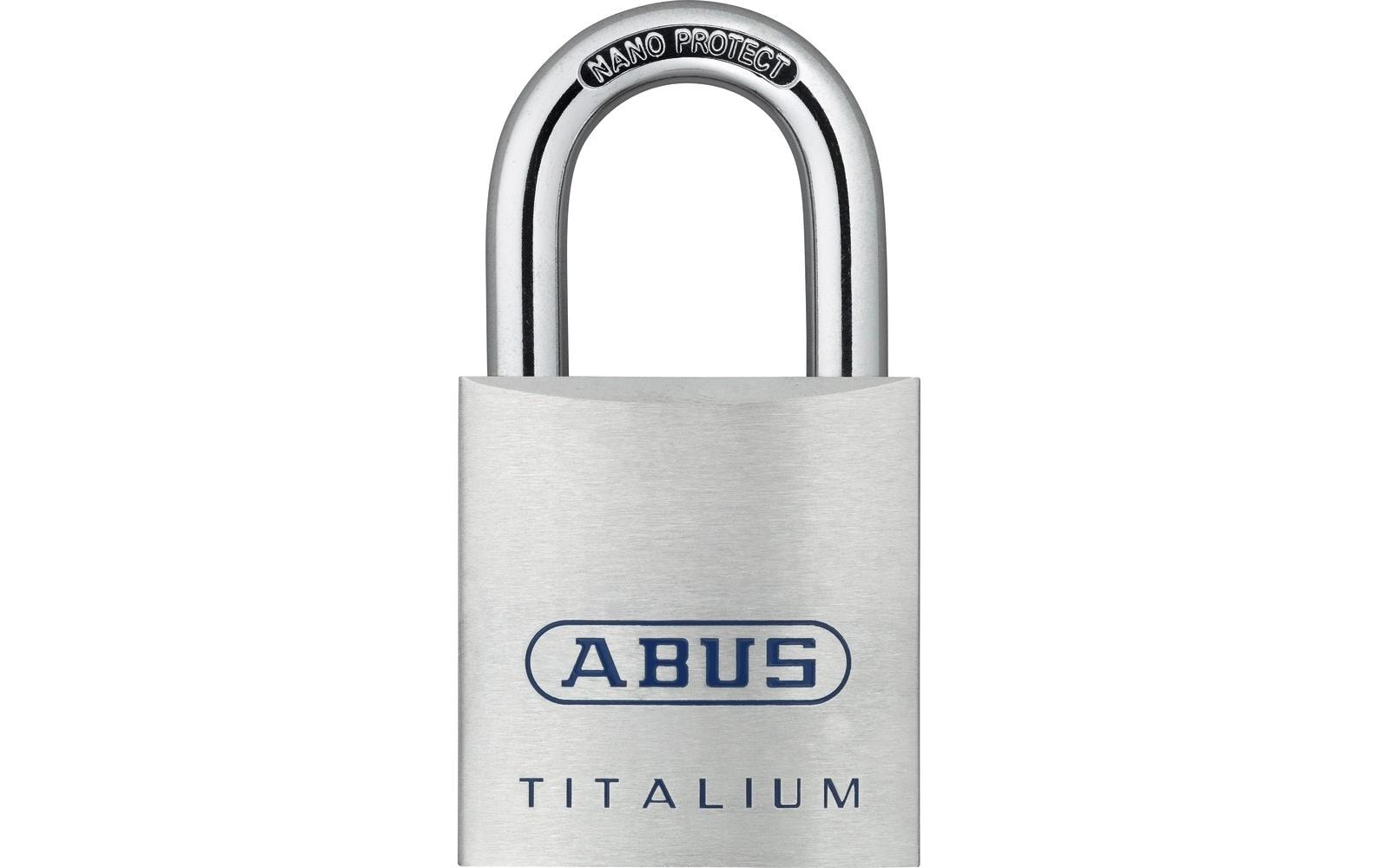 Abus Vorhängeschloss 80TI/40 Silber Aluminium