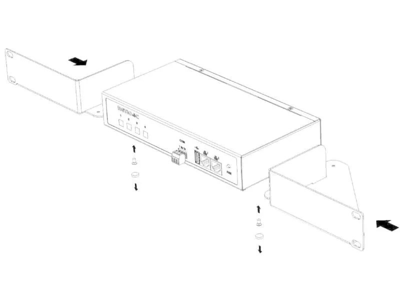 NETIO Rack Zubehör Rackmontage Kit RM1 4C