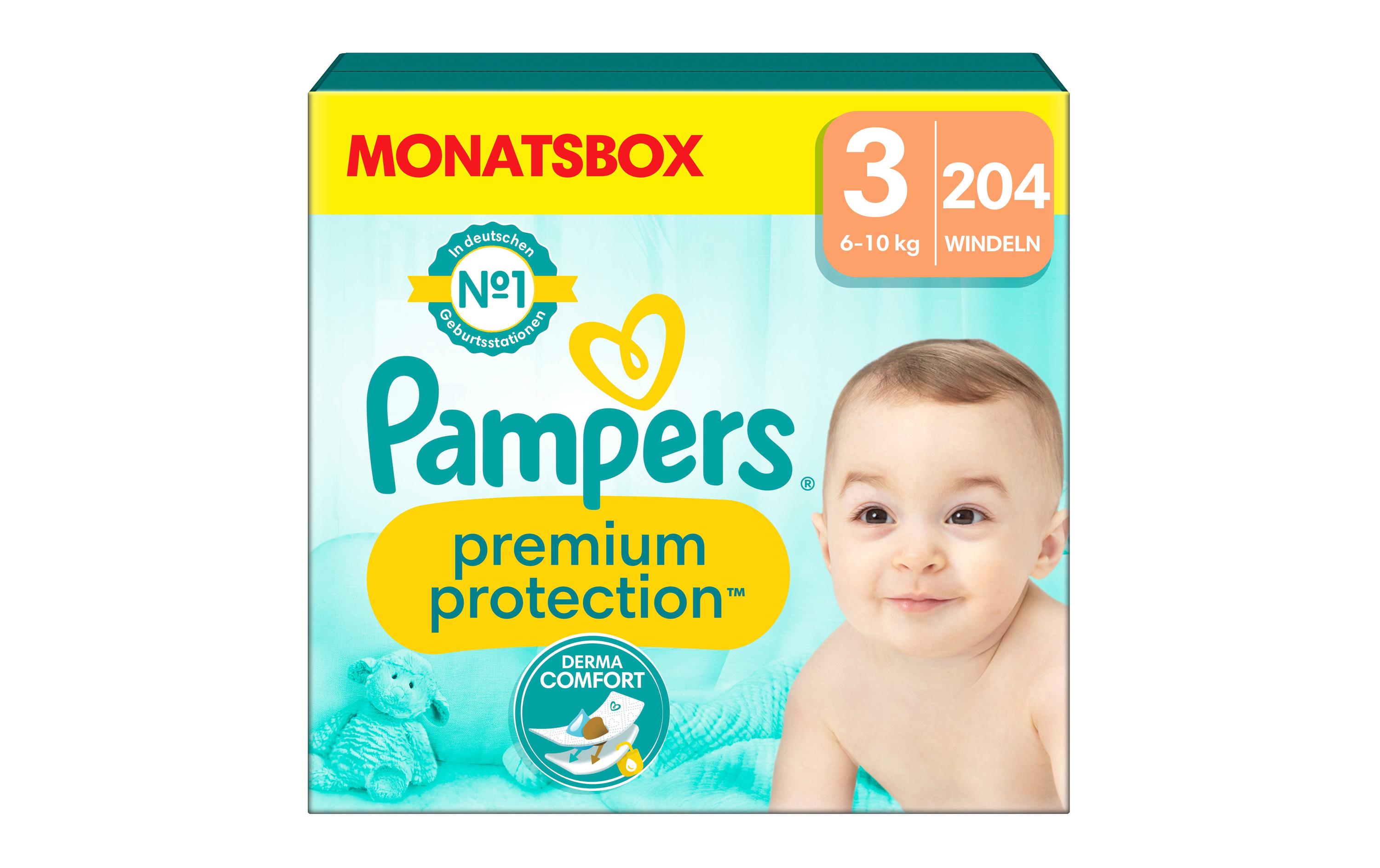 Pampers Windeln Premium Protection Midi Grösse 3 Pampers Windeln Premium Protection Midi Grösse 3