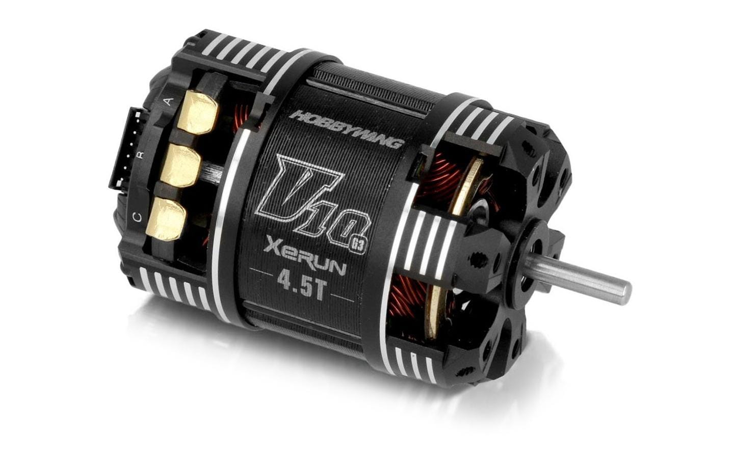 Hobbywing Brushless Motor Xerun V10 G3 Sensored 4.5T, 7340kV Hobbywing Brushless Motor Xerun V10 G3 Sensored 4.5T, 7340kV