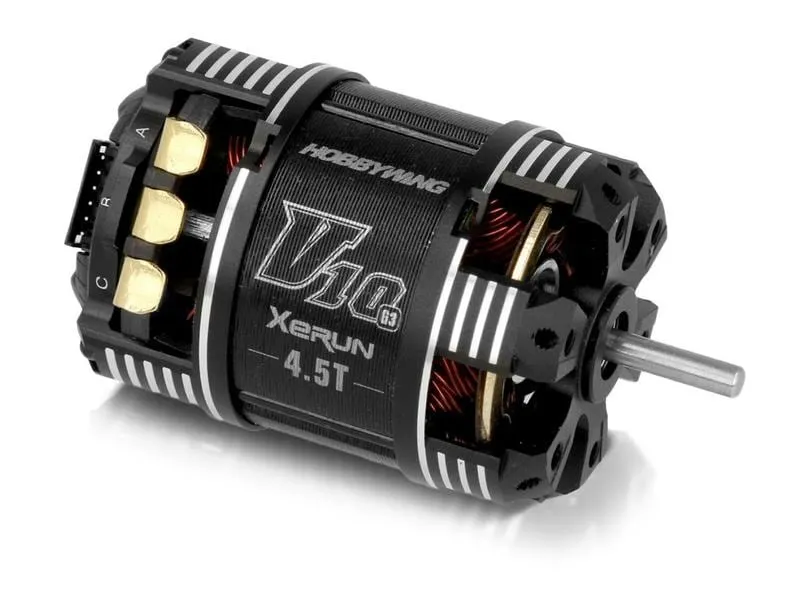 Hobbywing Brushless Motor Xerun V10 G3 Sensored 4.5T, 7340kV Hobbywing Brushless Motor Xerun V10 G3 Sensored 4.5T, 7340kV