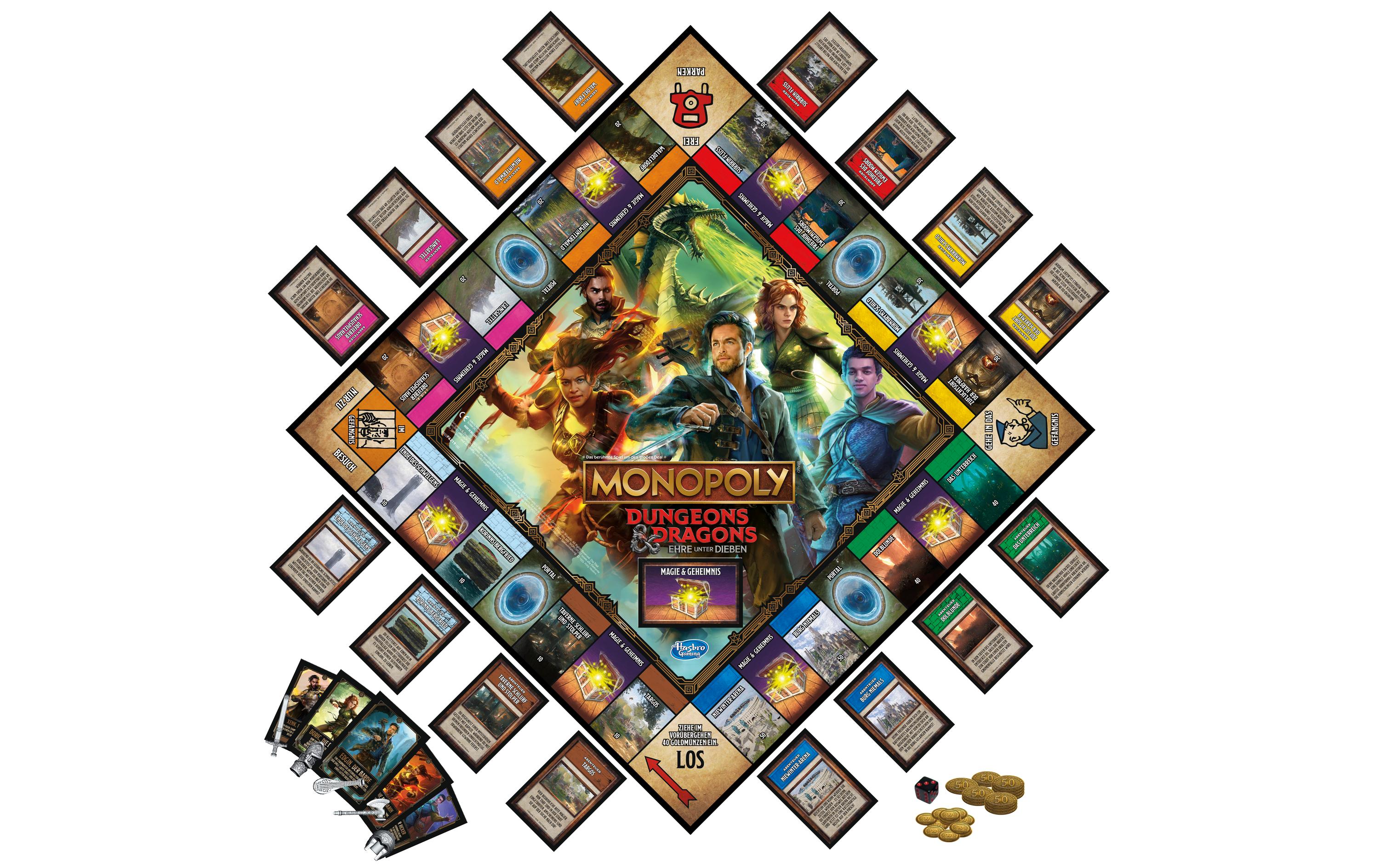 Hasbro Gaming Monopoly Dungeons & Dragons – Ehre unter Dieben