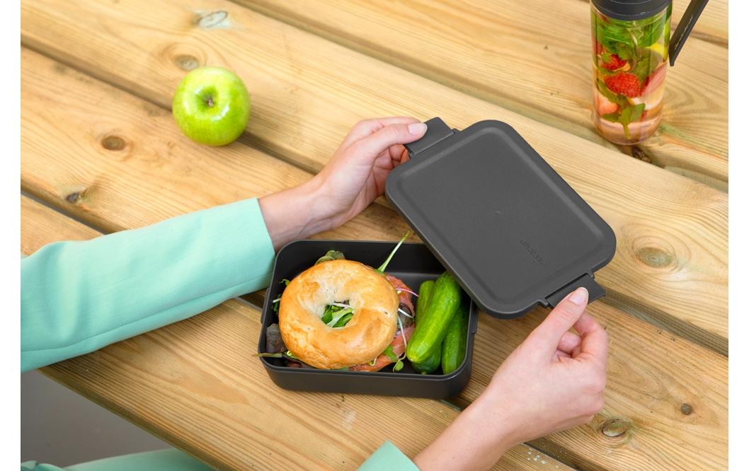Brabantia Lunchbox Make & Take 1.1 l, Dunkelgrau