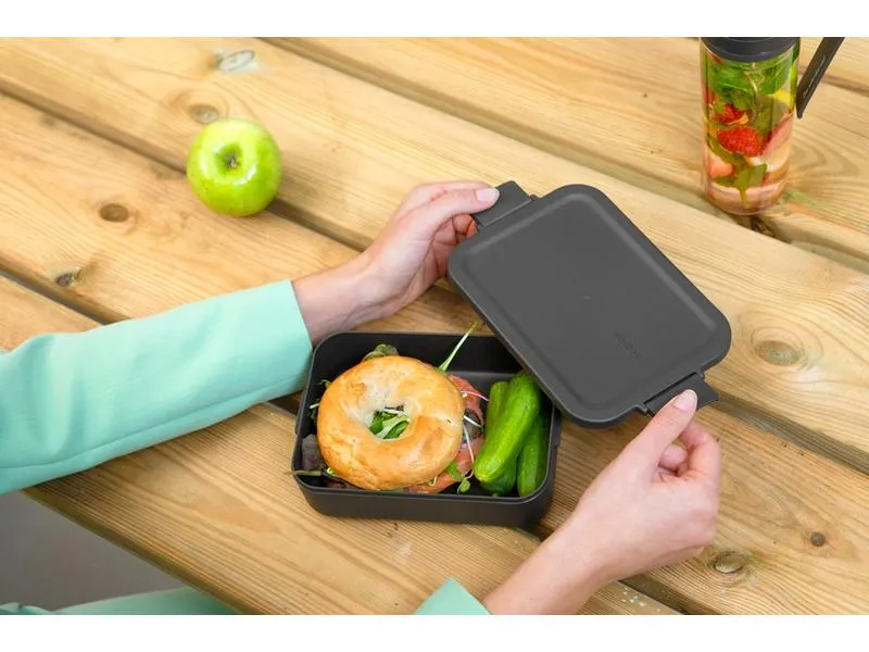 Brabantia Lunchbox Make & Take 1.1 l, Dunkelgrau