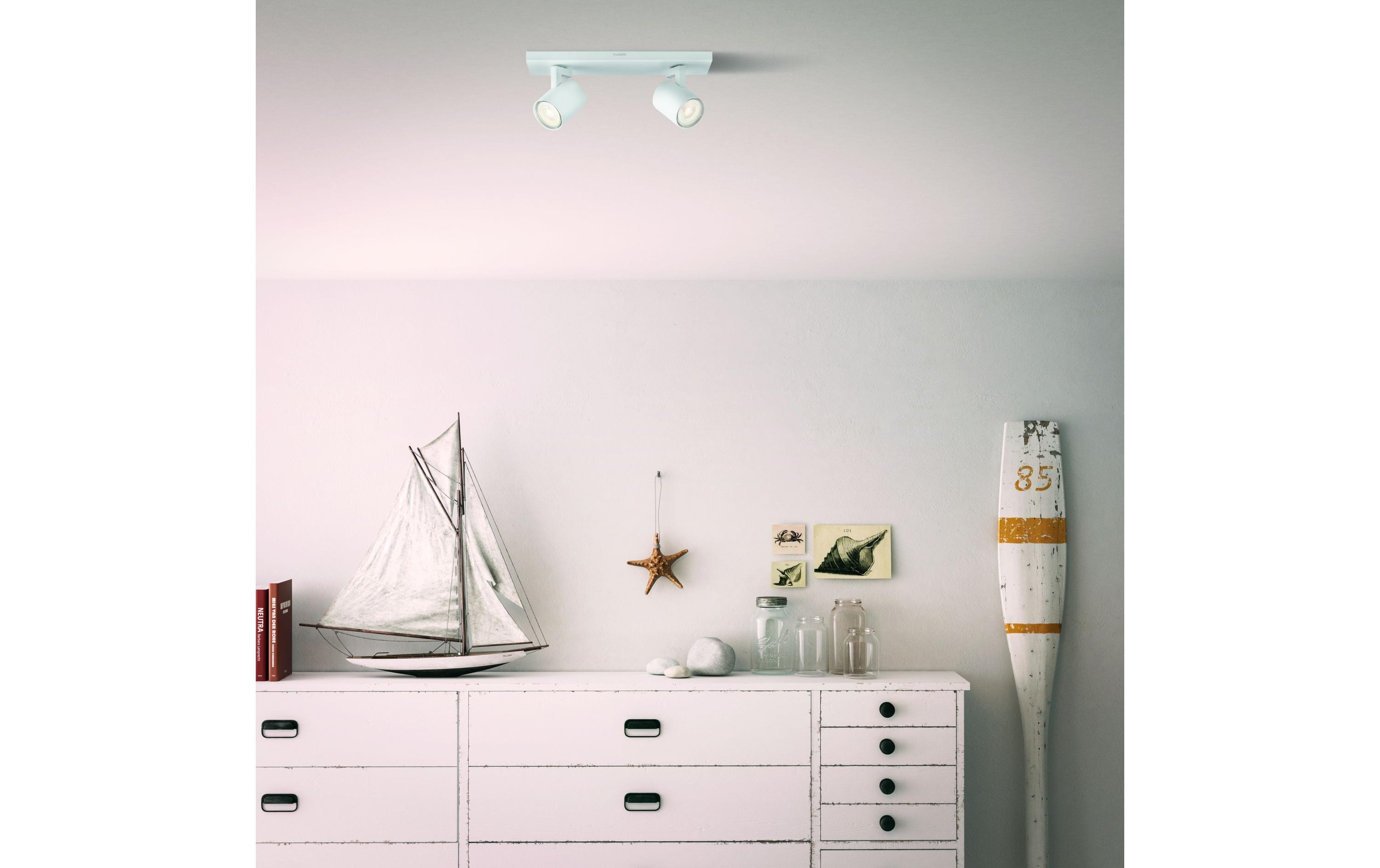 Philips Aufbauspot myLiving Runner 53092/31/P0 Weiss Philips Aufbauspot myLiving Runner 53092/31/P0 Weiss