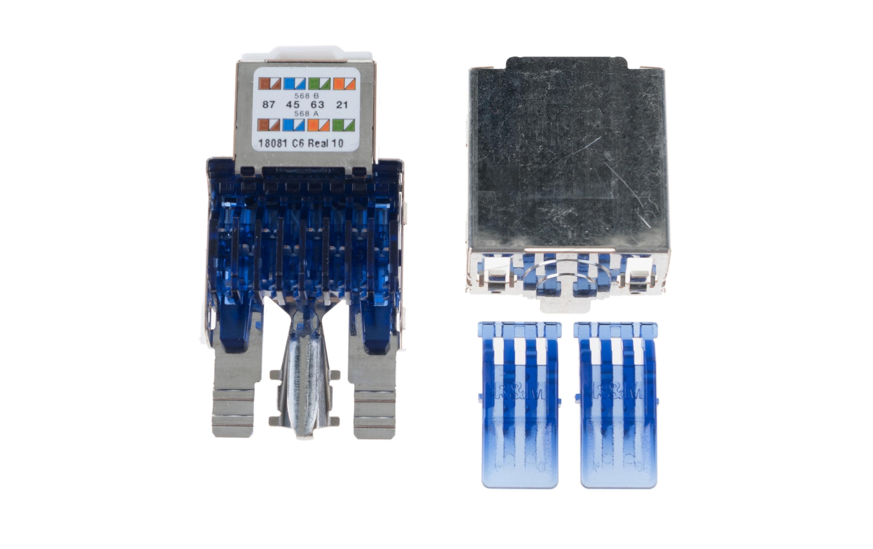 Feller EDIZIOdue Netzwerkdose UP 2x RJ45 Kat. 6 geschirmt