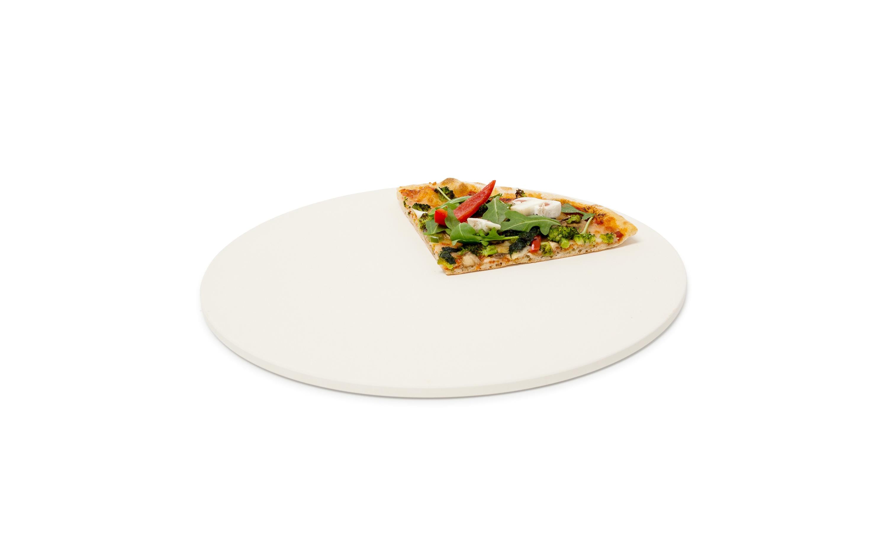 relaxdays Pizzastein Rund