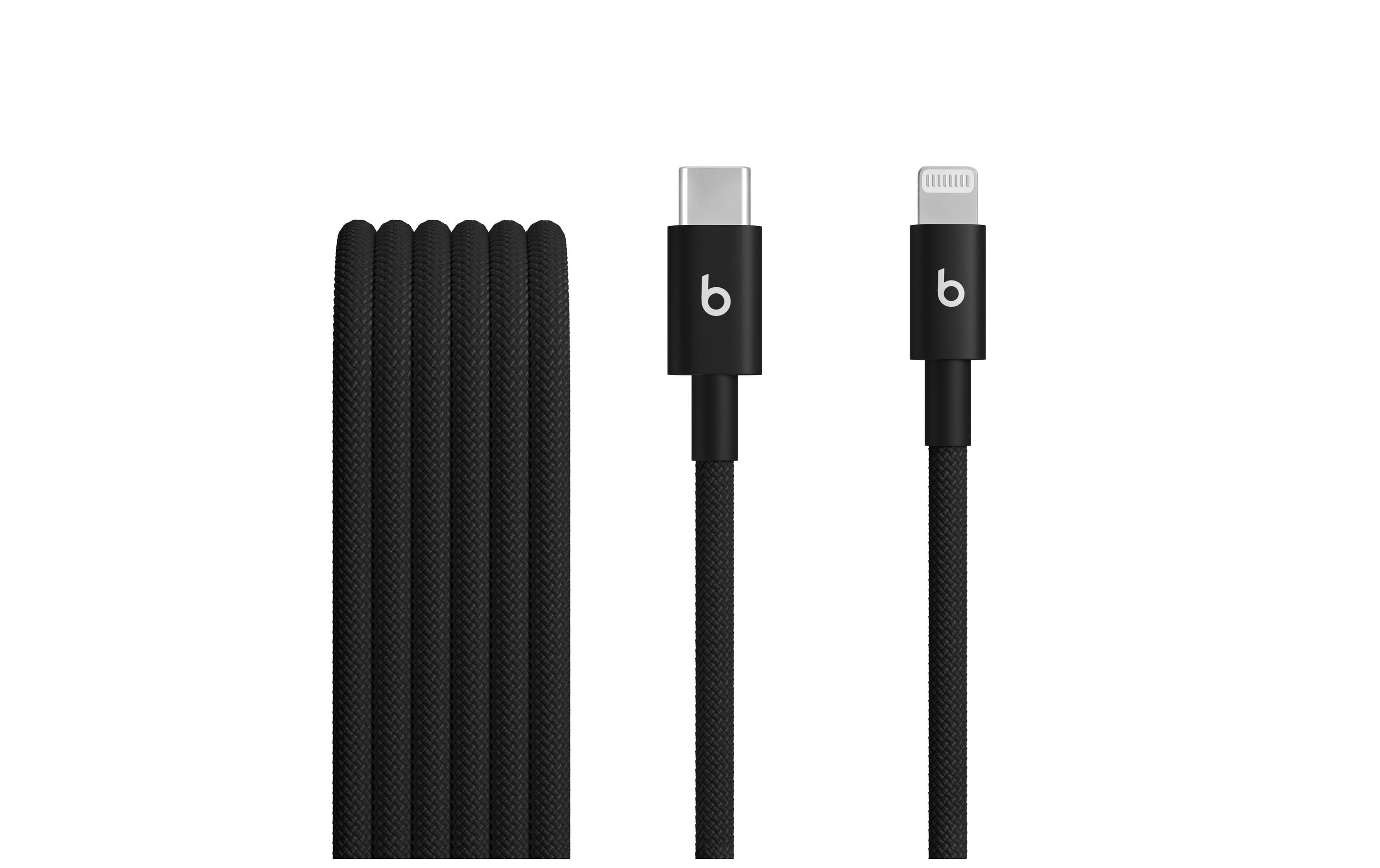 Apple Beats USB-C auf Lightning gewebtes Kabel, schwarz, 1.5 m