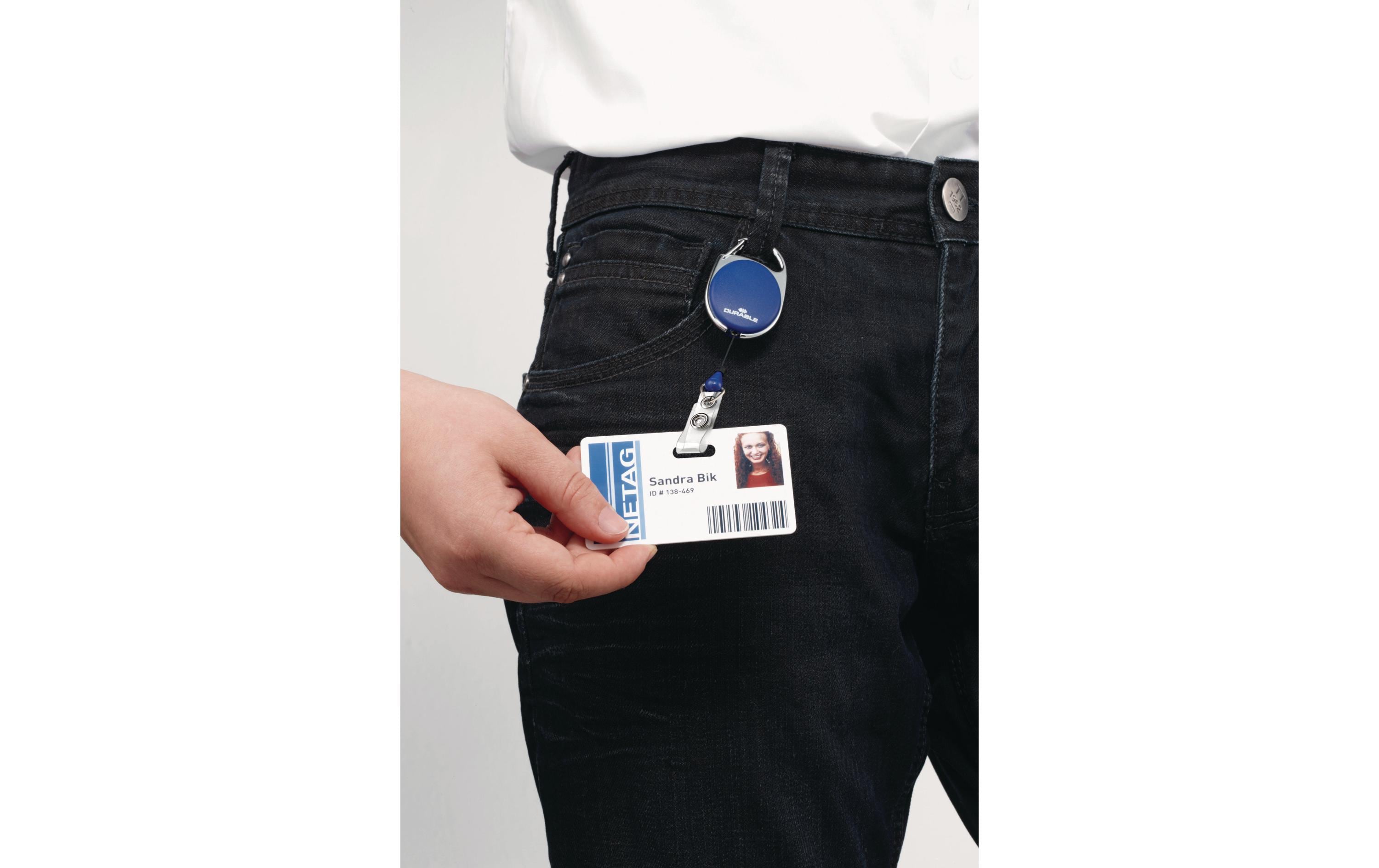 DURABLE Ausweishalter Style 10 Stück, Blau DURABLE Ausweishalter Style 10 Stück, Blau