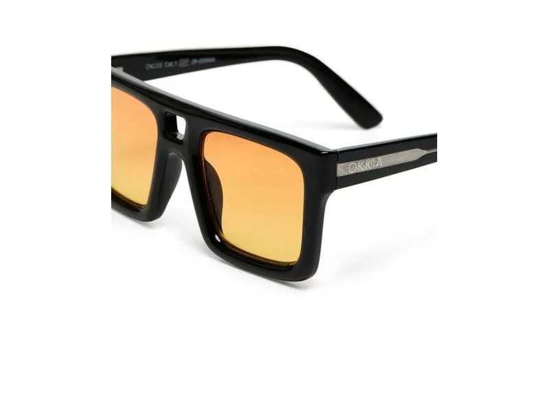 OKKIA CLUB VULCANO BLACK Yellow Lens