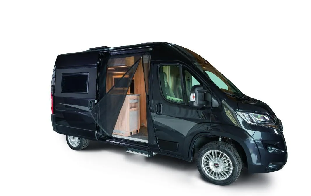Van Quito Moskitonetz mit Schiebetüren, rechts Van Quito Moskitonetz mit Schiebetüren, rechts