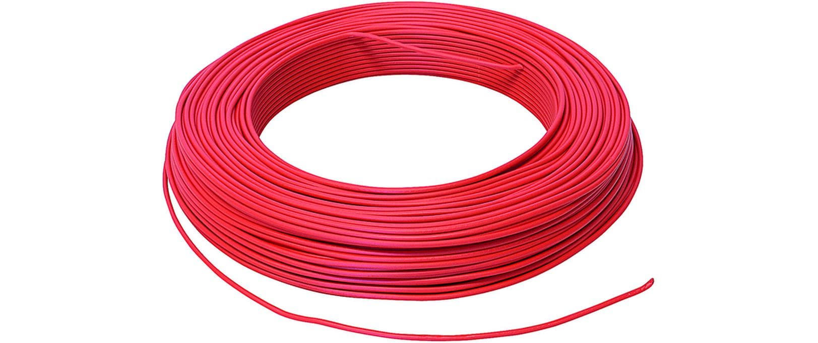 STEFFEN T-Draht 1.5 mm², 20 m Rot