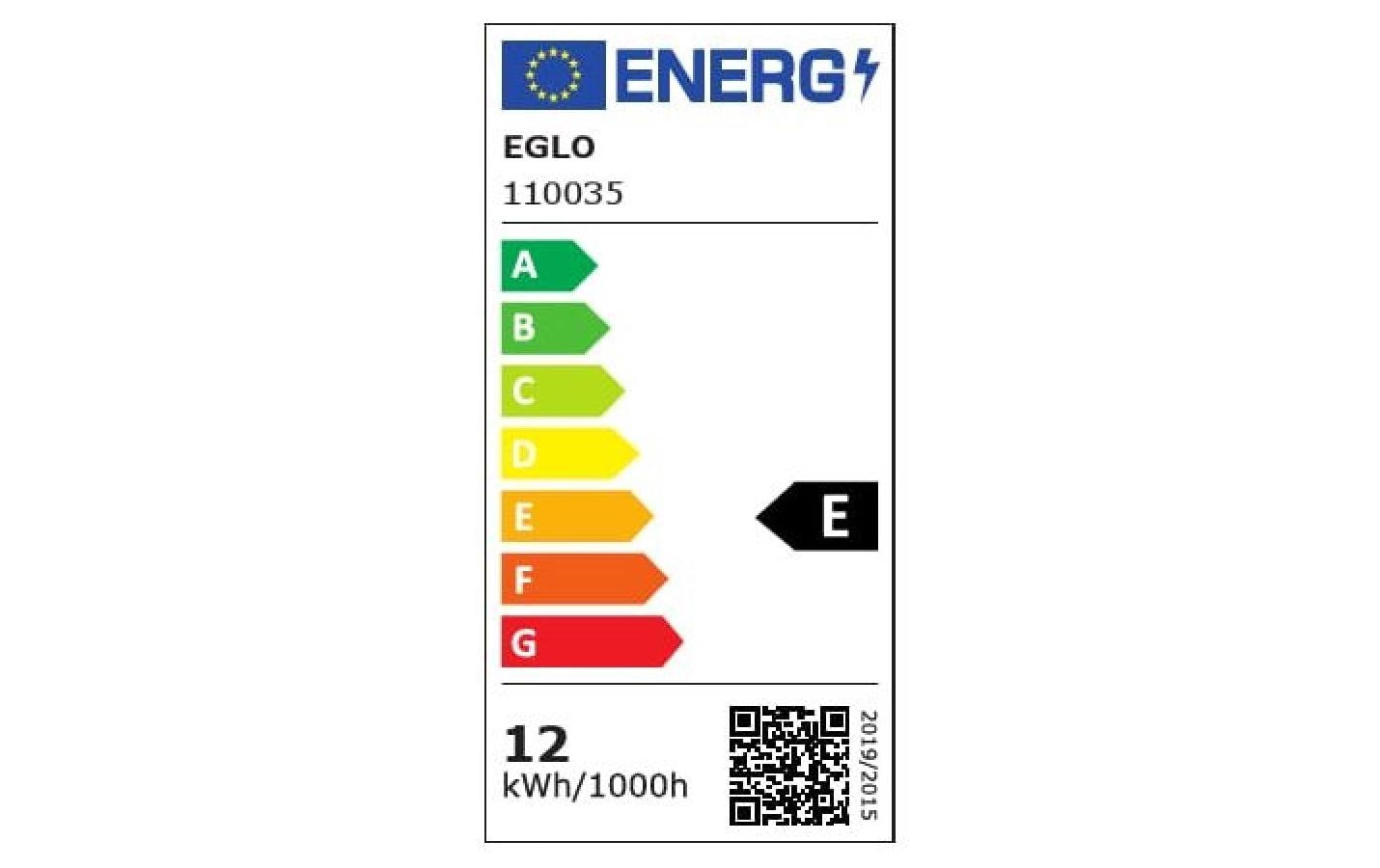 EGLO Leuchten Lampe 12 W E27 Warmweiss