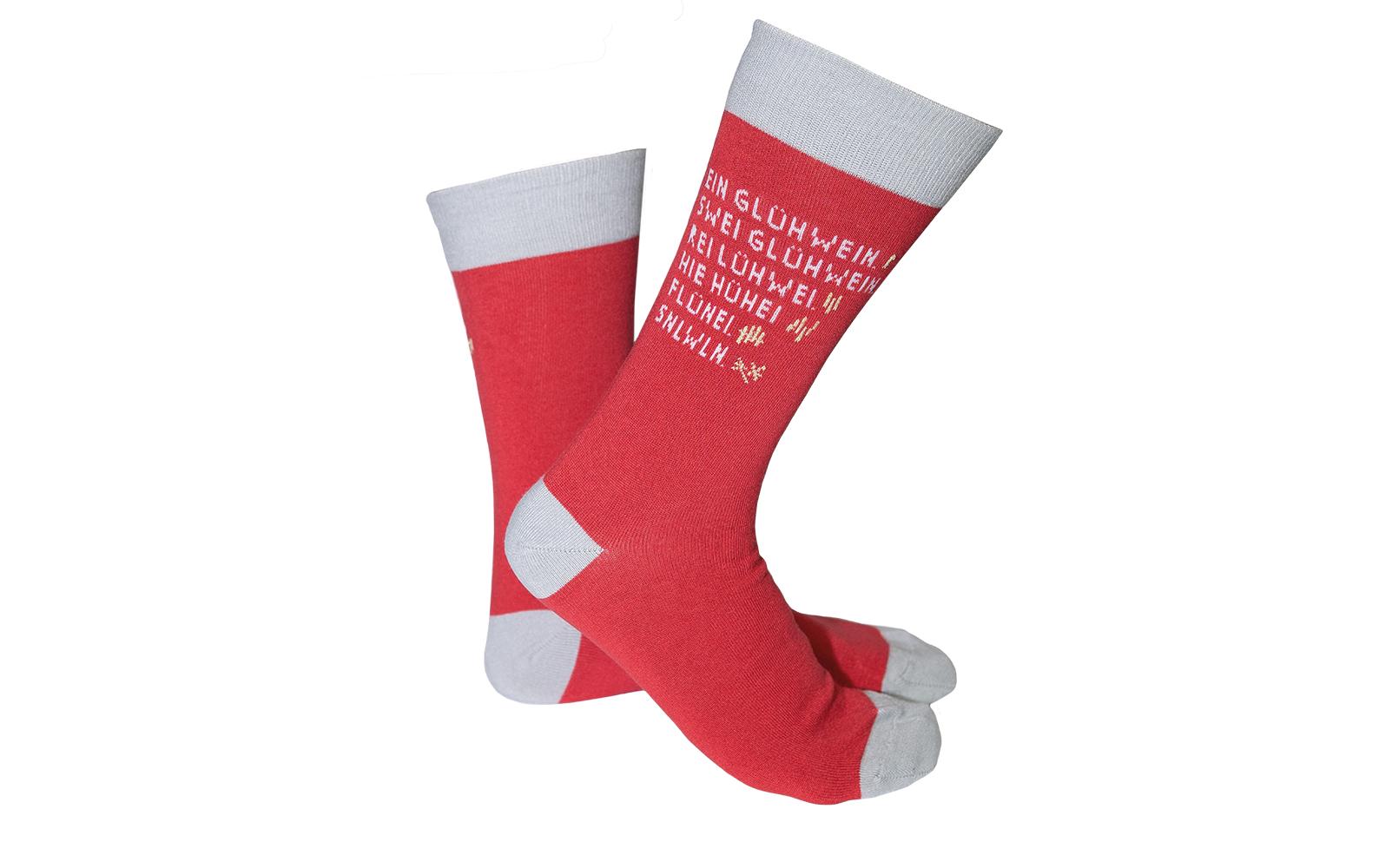 Grafik Werkstatt Coole Socke Weihnachten, Glühwein