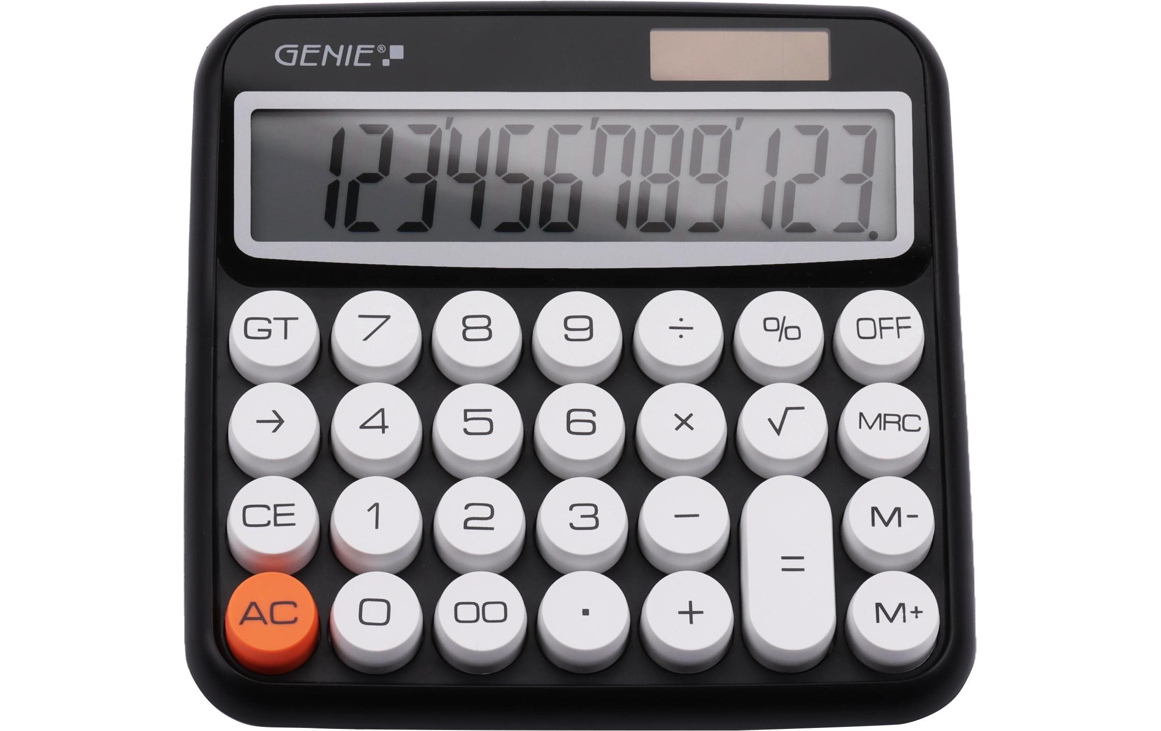 Genie Taschenrechner 612BK Schwarz Genie Taschenrechner 612BK Schwarz