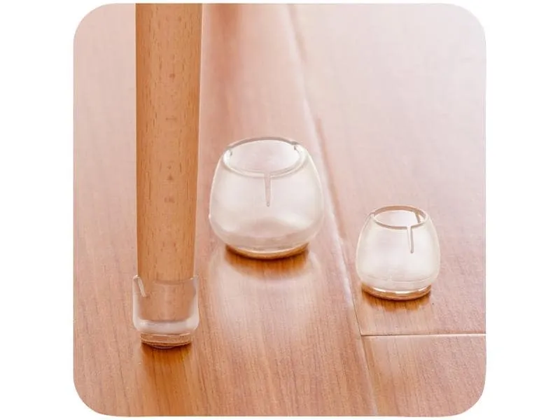 Dameco Bodenschoner für Möbelbeine 4er Set, Ø 2.2 cm