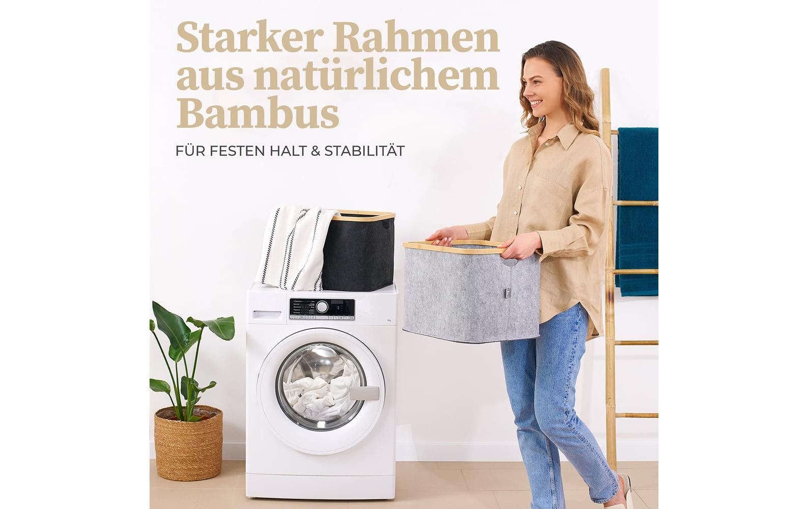 Hennez Aufbewahrungskorb Adrian Grau, 40 l