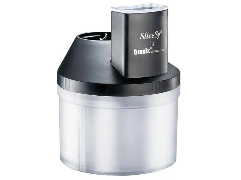 Bamix Zerkleinerer-Aufsatz SliceSy Schwarz Bamix Zerkleinerer-Aufsatz SliceSy Schwarz