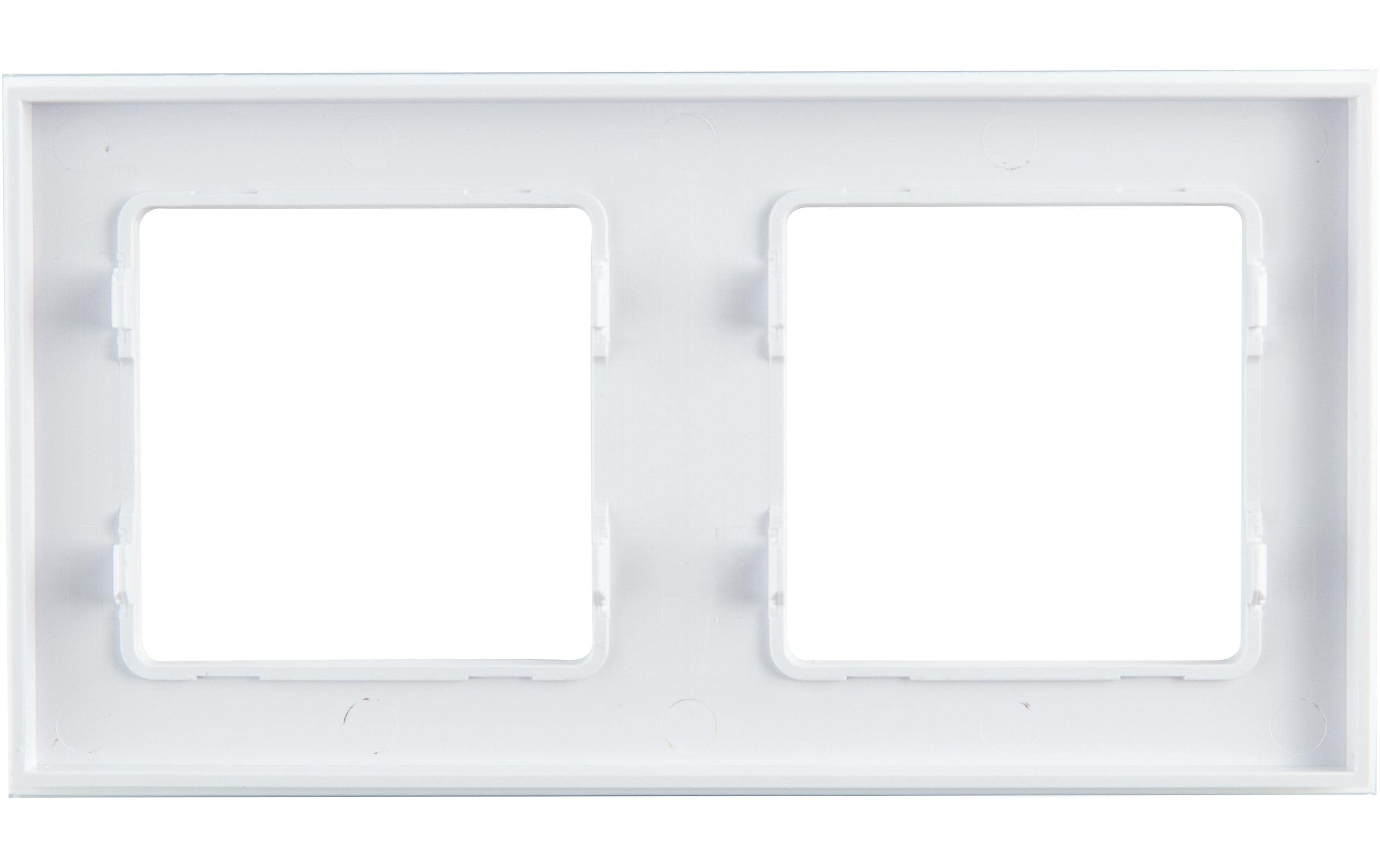 Shelly Wall Frame 2 für Shelly Wall Switch weiss Shelly Wall Frame 2 für Shelly Wall Switch weiss