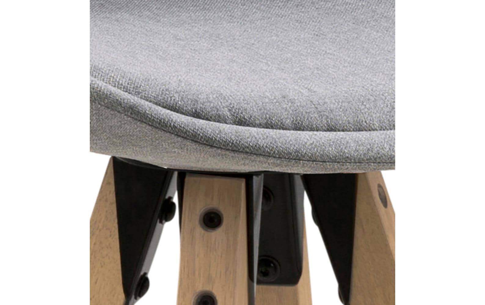 AC Design Barhocker Dima, 2 Stück, 48.5 x 111.5 cm, Hellgrau