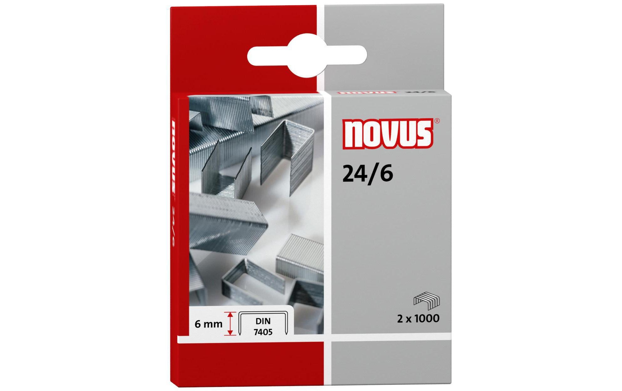 Novus Heftklammer 24/6 2000 Stück Novus Heftklammer 24/6 2000 Stück