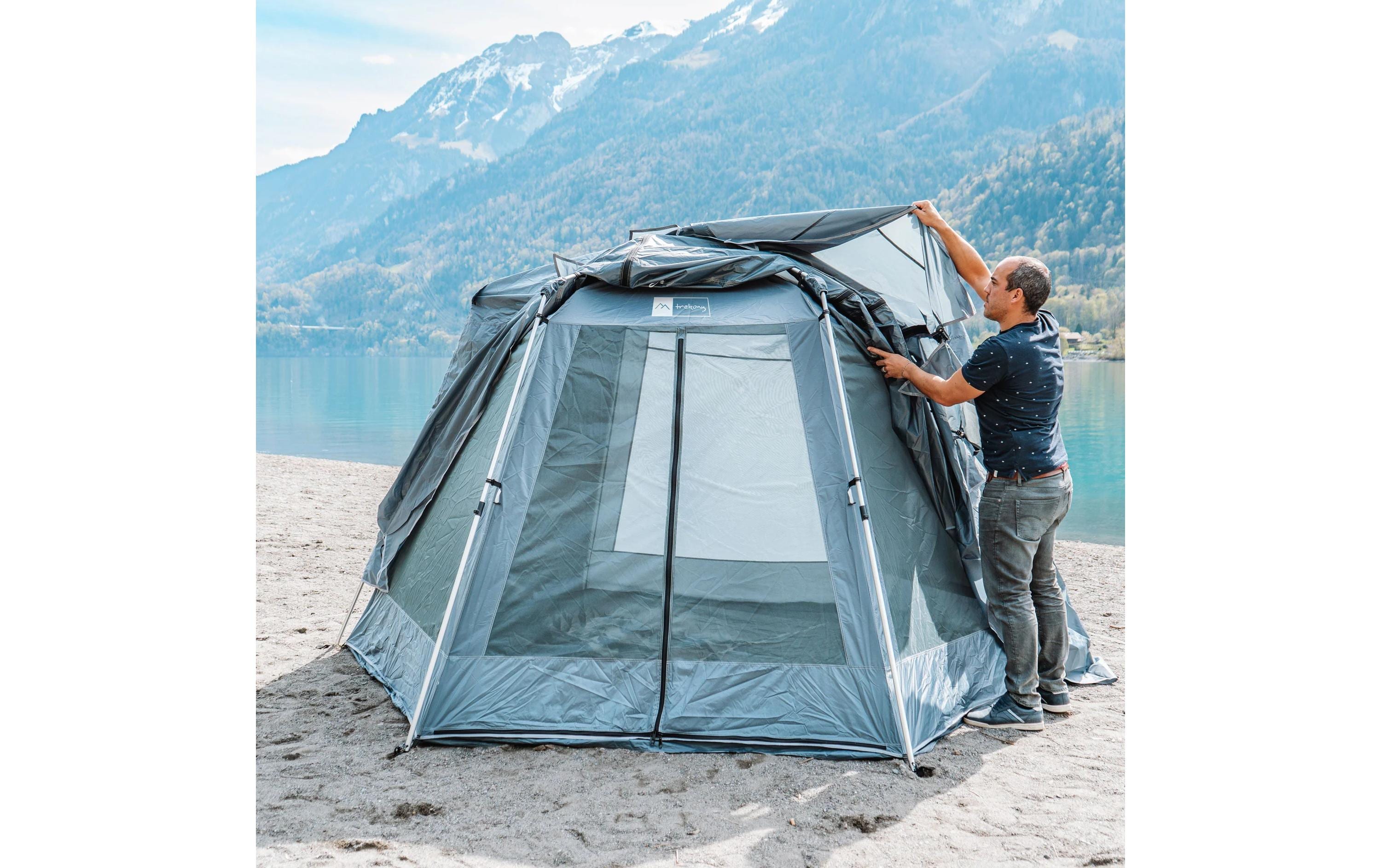 Trekony Pop-Up-Zelt Anthrazit