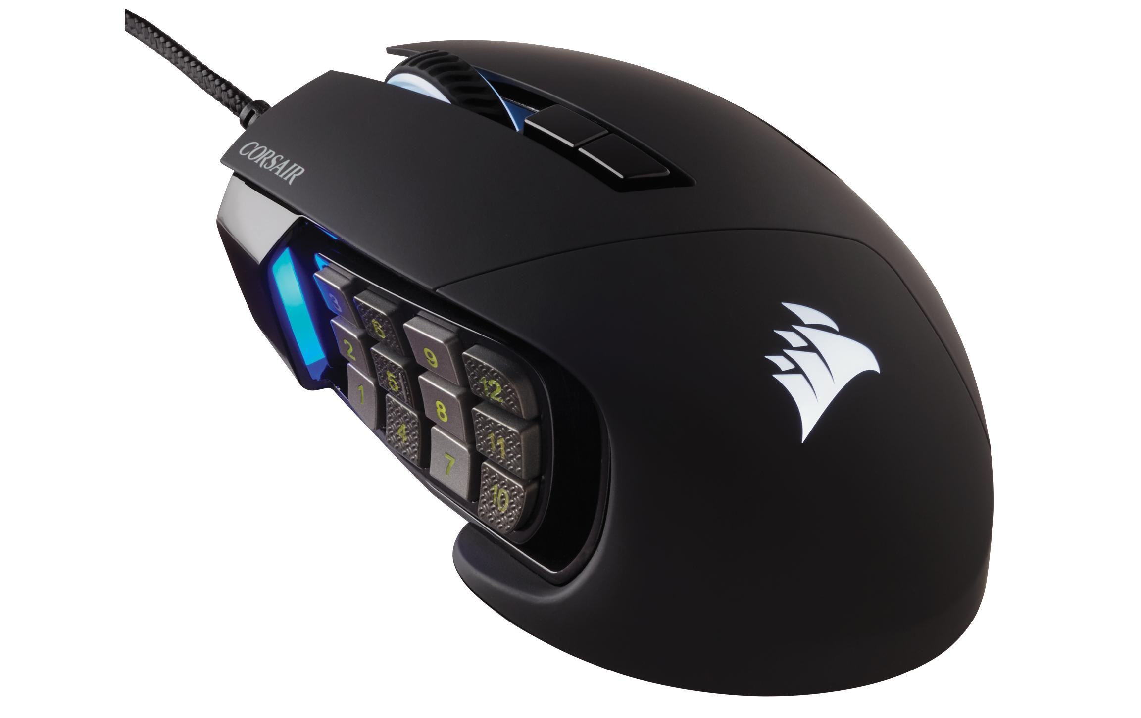 Corsair Gaming-Maus Scimitar RGB Elite iCUE schwarz Corsair Gaming-Maus Scimitar RGB Elite iCUE schwarz
