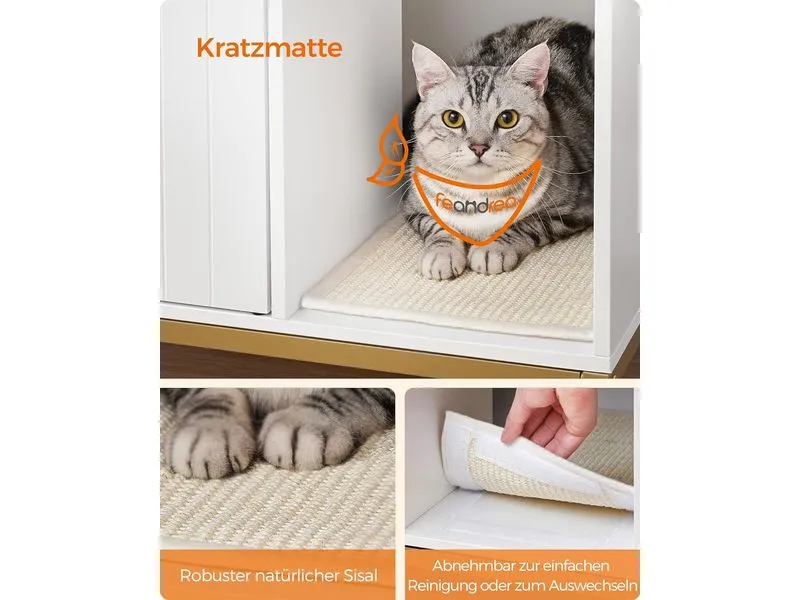 Feandrea Katzenhaus für Katzentoilette 80 x 50 x 55 cm Feandrea Katzenhaus für Katzentoilette 80 x 50 x 55 cm