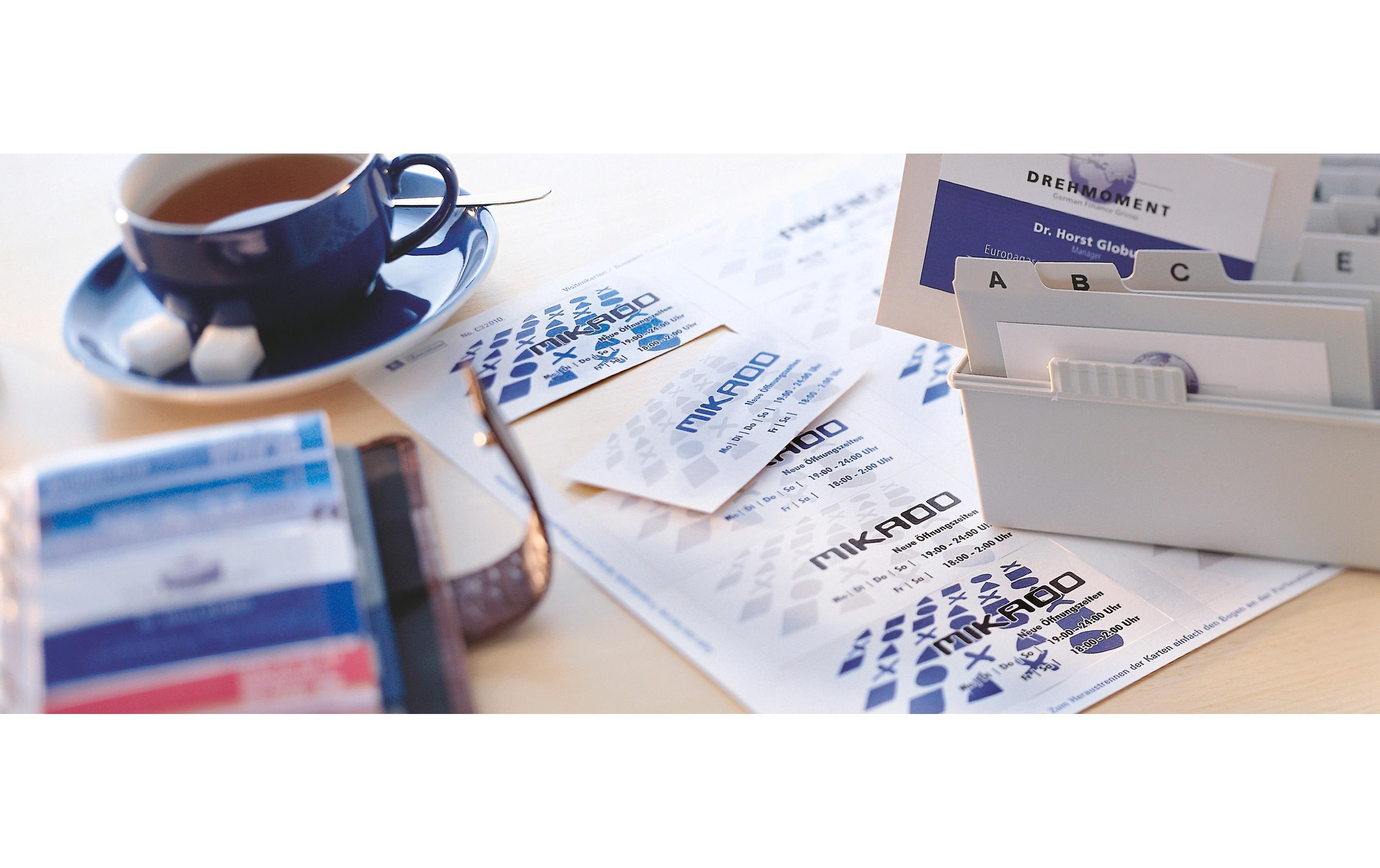 Avery Zweckform Tischkarte 110 x 40 mm, 100 Stück Avery Zweckform Tischkarte 110 x 40 mm, 100 Stück