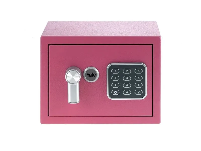Yale Möbeltresor Value Safe Mini XS, 3.8 l, Pink