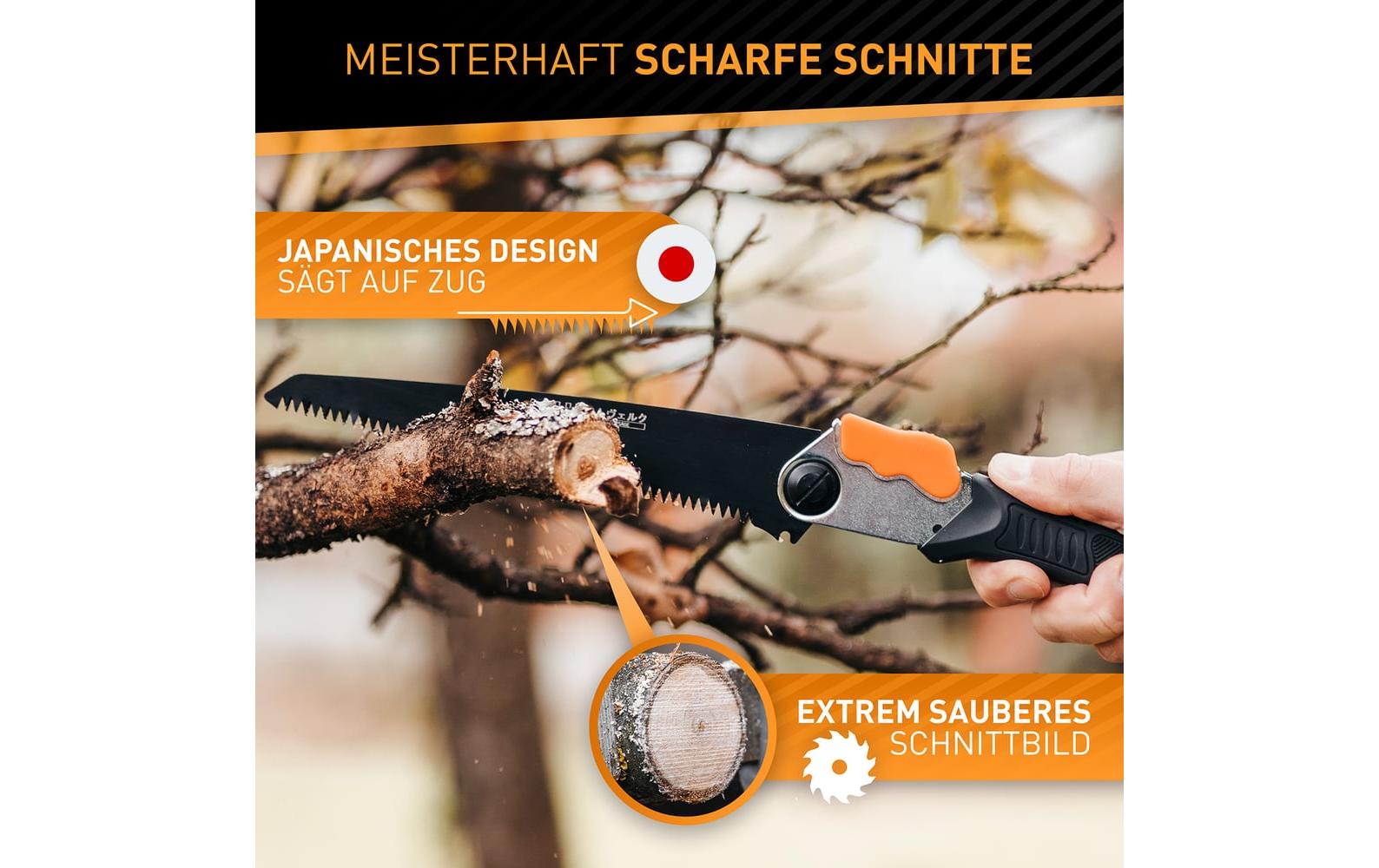 Hardtwerk Astsäge klappbar mit Saftey Lock 21 cm Hardtwerk Astsäge klappbar mit Saftey Lock 21 cm