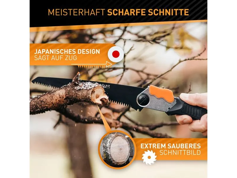 Hardtwerk Astsäge klappbar mit Saftey Lock 21 cm