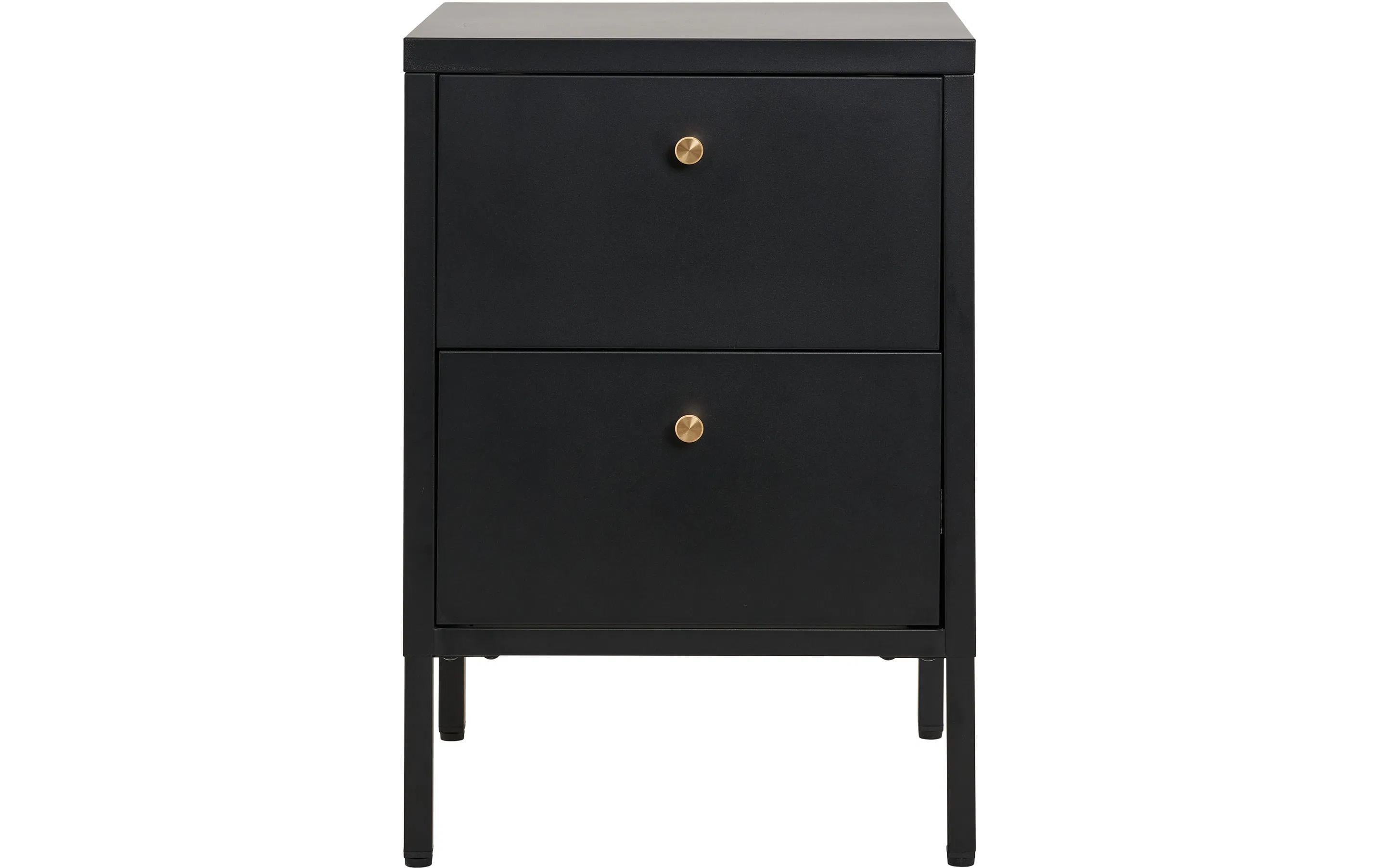 House Nordic Beistelltisch Dalby 40 x 59.5 cm, Schwarz