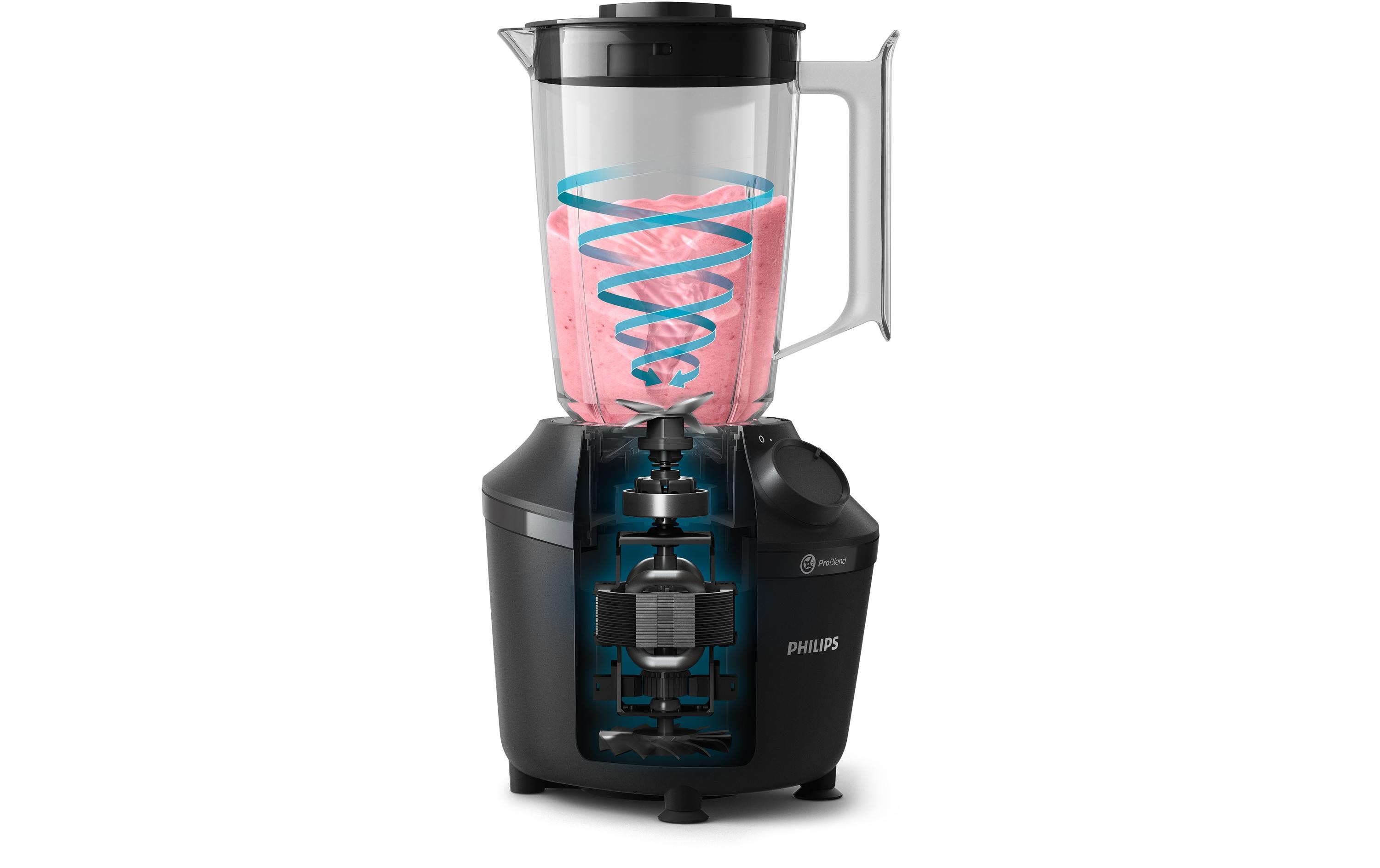 Philips Standmixer 3000 Series HR2041/41 Schwarz