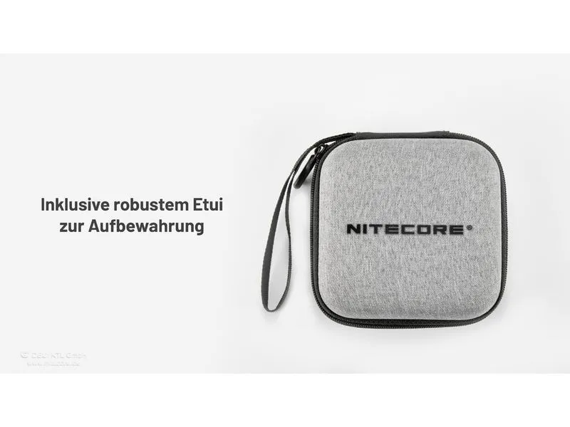Nitecore Stirnlampe NC-HC65UHE Gelb/Schwarz